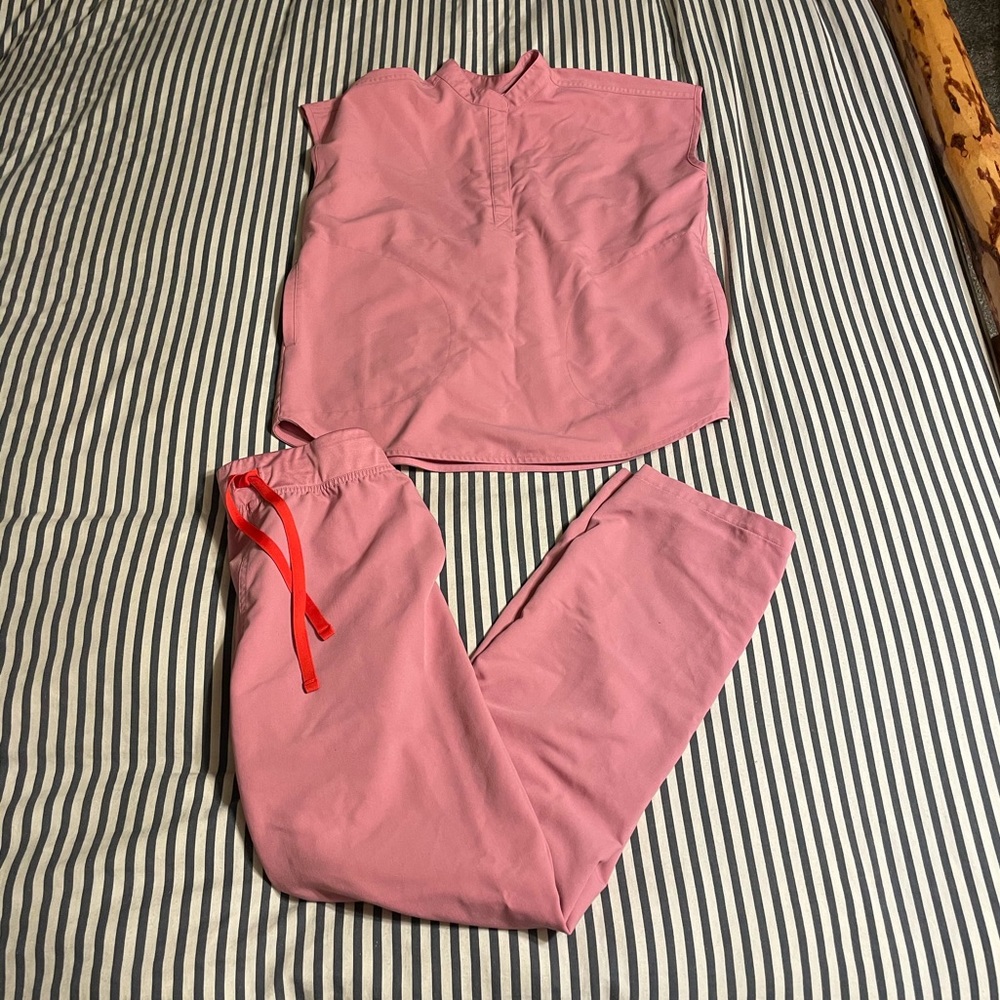 Chalk Pink Figs Scrubs Limited Edition Color